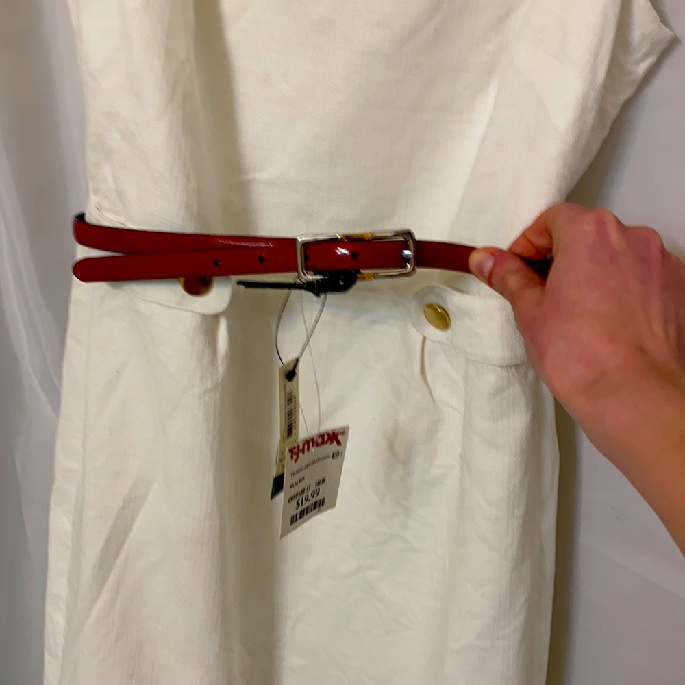 Red Ralph Lauren belt